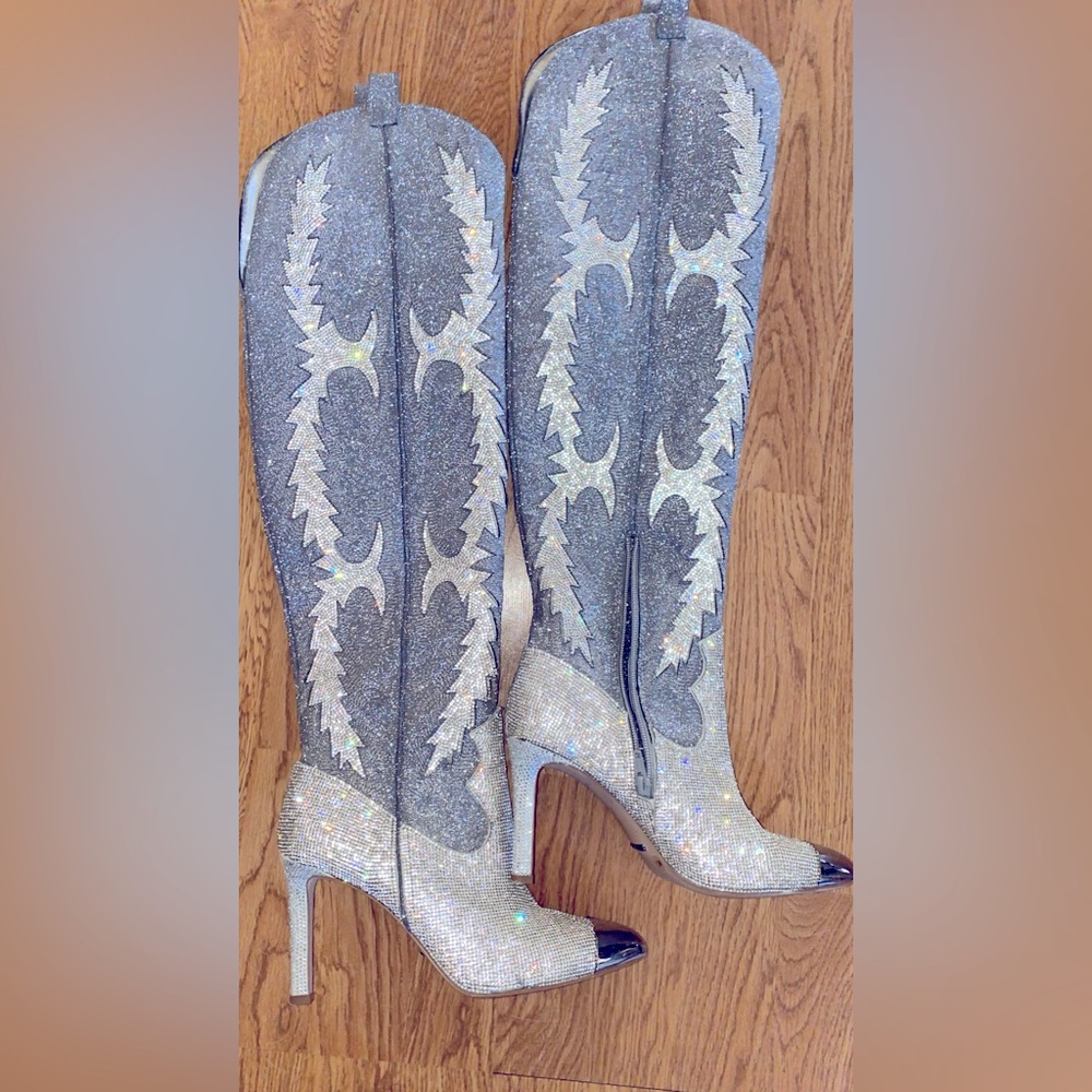 Rhinestone cowboy boots